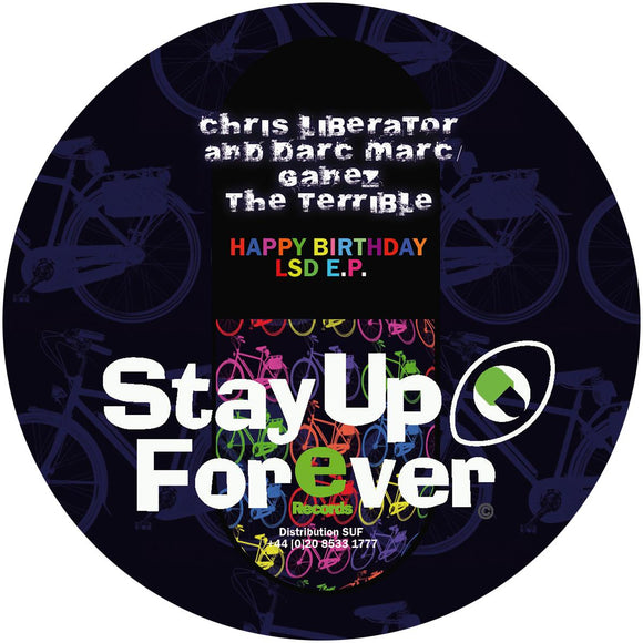 Chris Liberator & Darc Marc / Ganez The Terrible - Happy Birthday LSD EP [yellow vinyl / 180 grams]