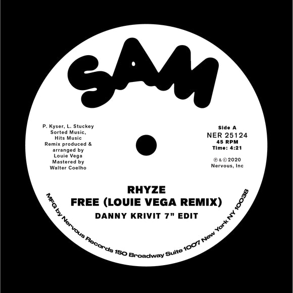 Rhyze / John Davis & The Monster Orchestra - Free (Louie Vega Remix) (Danny Krivit 7