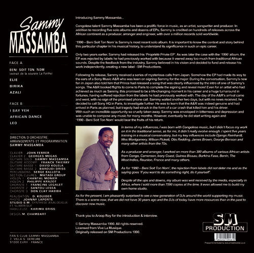 Sammy Massamba - 1990 - Beni Soit Ton Nom
