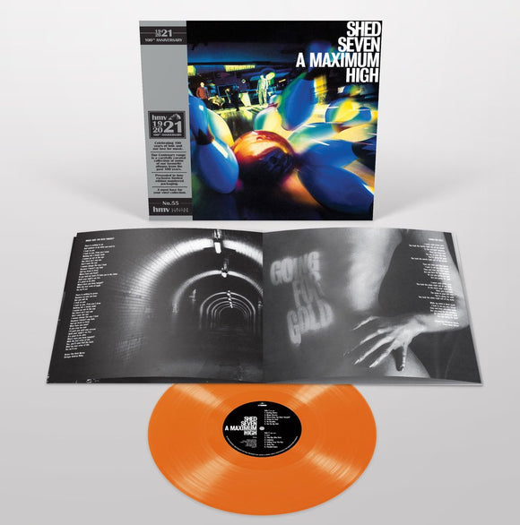 SHED SEVEN - A MAXIMUM HIGH [Marble Orange Vinyl]