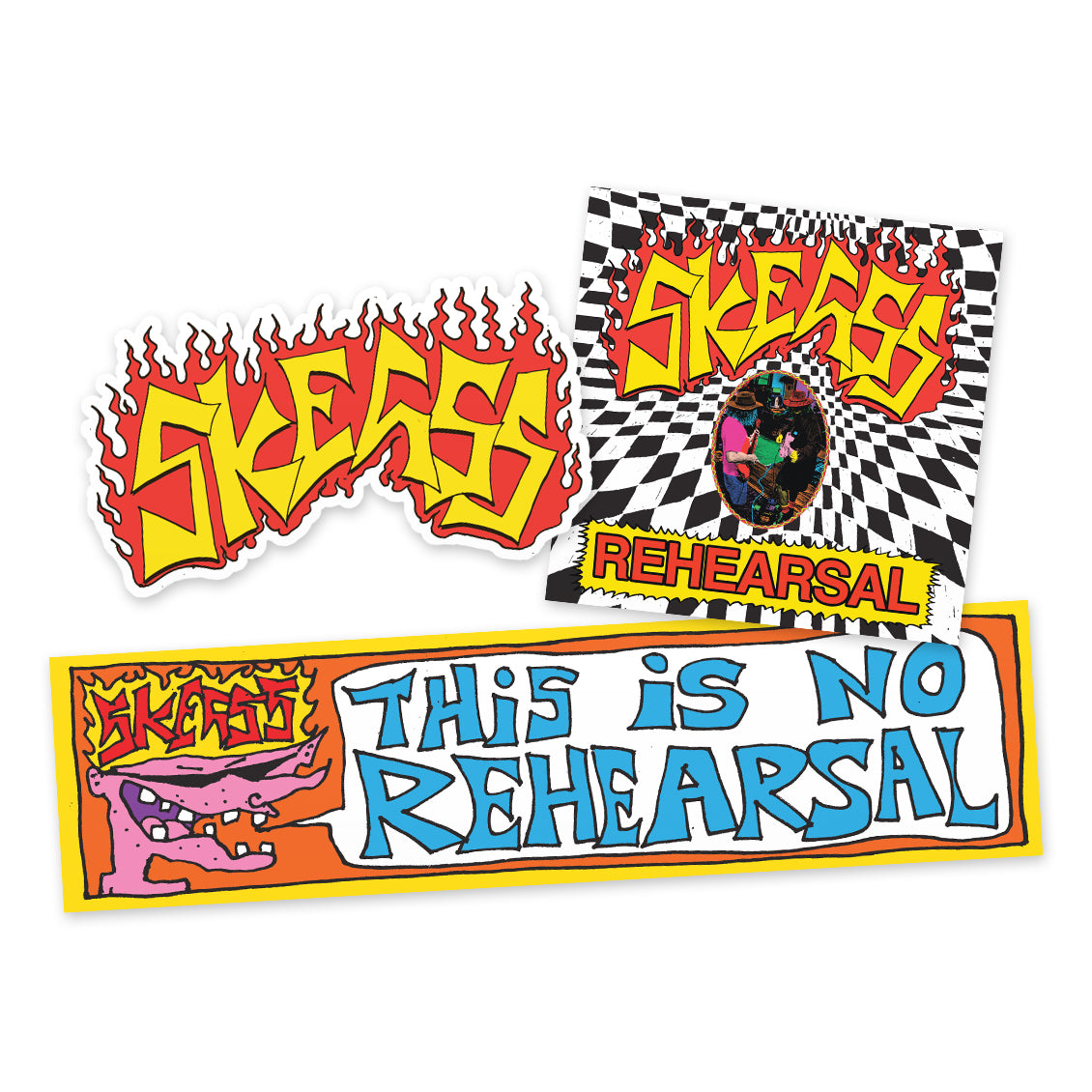 SKEGSS - REHEARSAL [LP with Skeggs sticker packs]