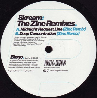 Skream - The Zinc Remixes