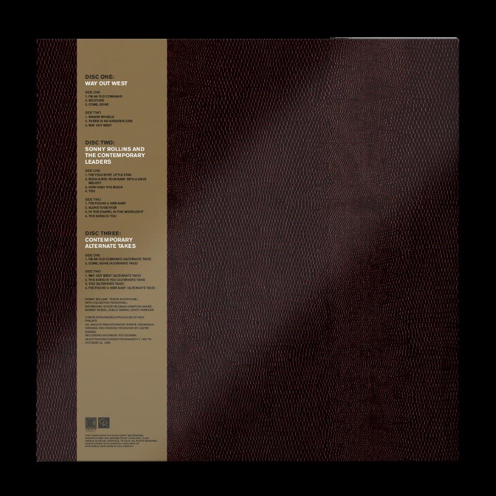 Sonny Rollins - Go West!: The Contemporary Records Albums [3LP]