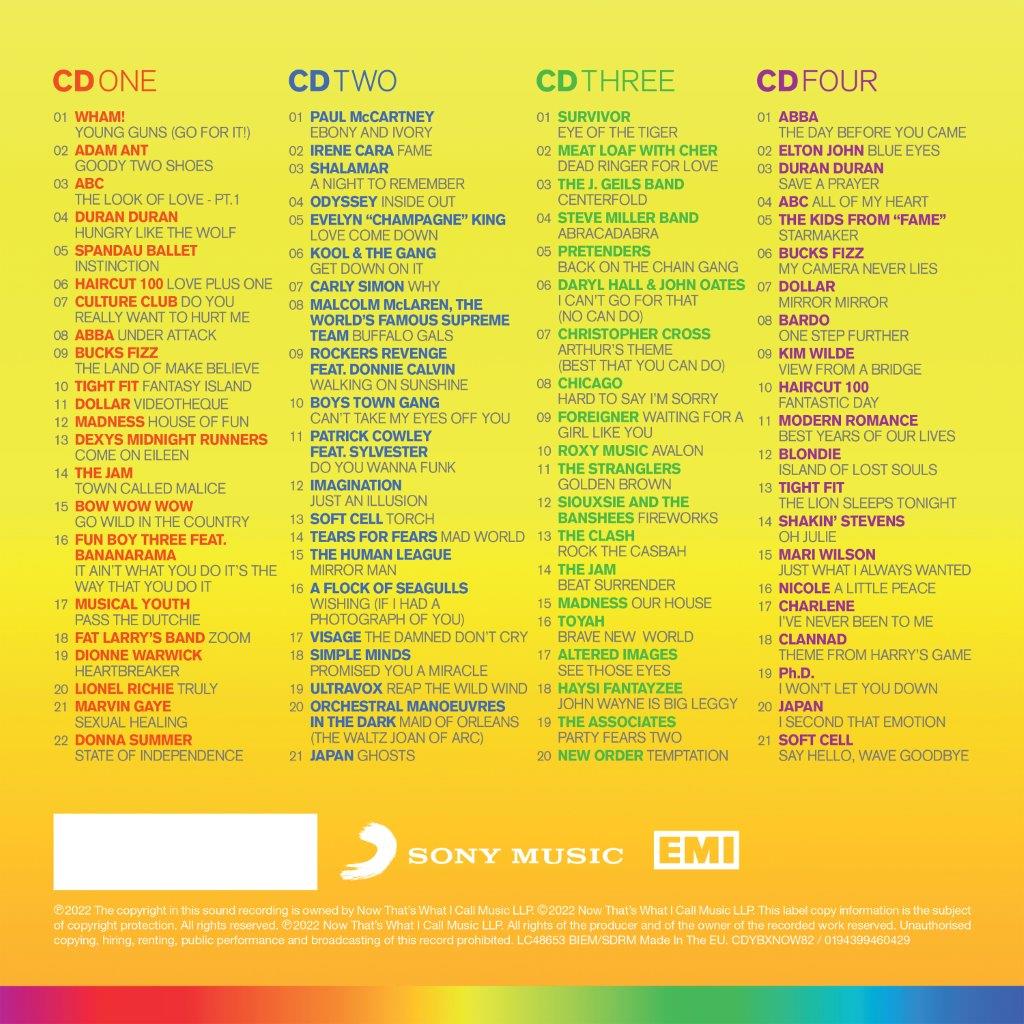 NOW – Yearbook 1982 [Special Edition CD / 4CD]