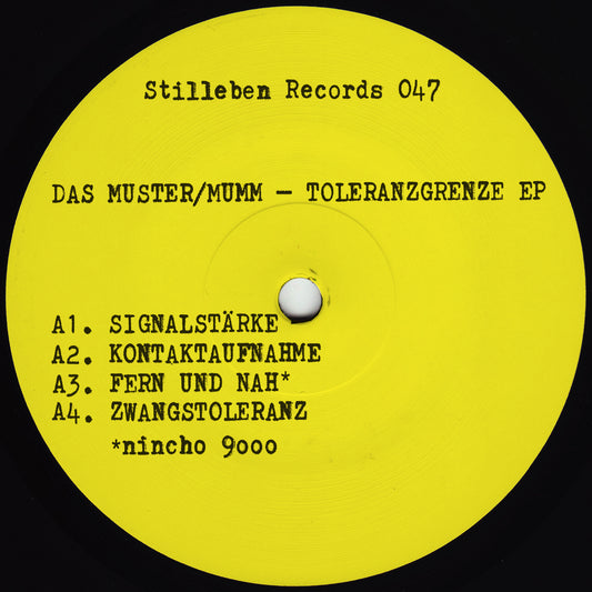 Das Muster / Mumm - Toleranzgrenze EP