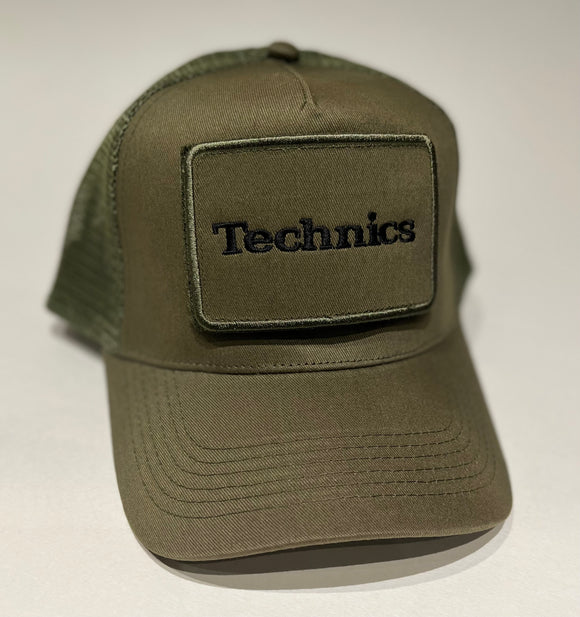 Technics Patch Snapback - Trucker Cap – Cypress Green