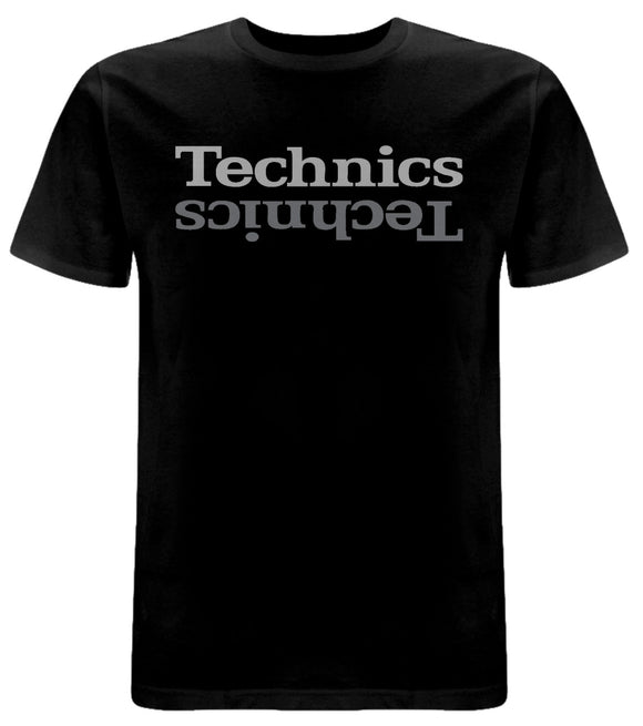 Technics Limited Edition T-shirt Black/Grey Print [Small]