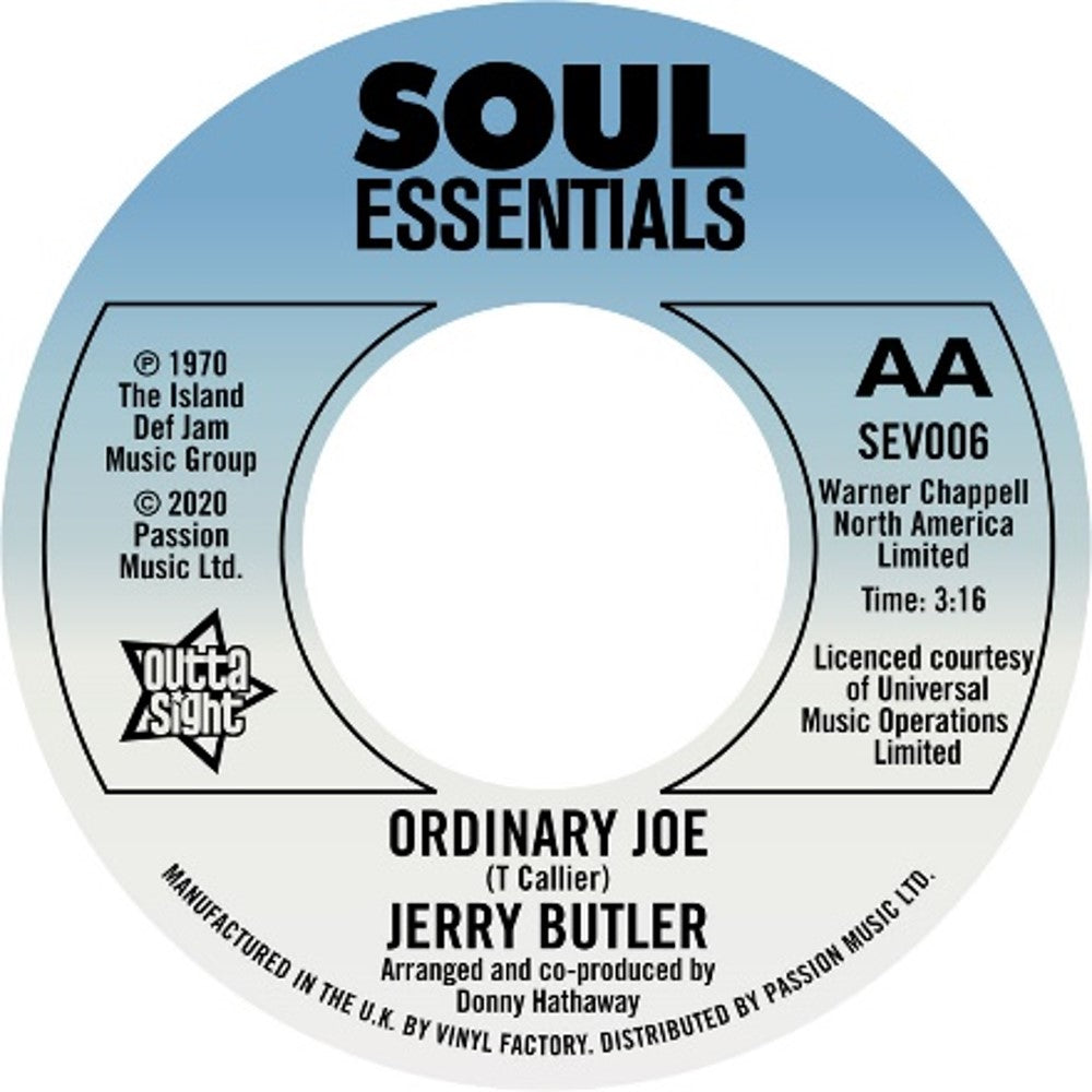 TERRY CALLIER Ordinary Joe / JERRY BUTLER Ordinary Joe