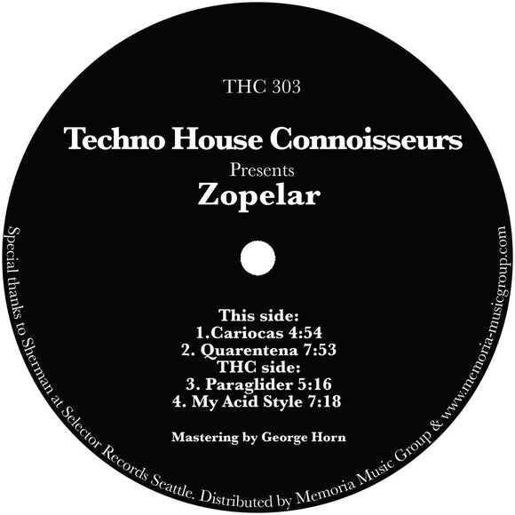 Zopelar - THC 303 [purple vinyl / vinyl only]