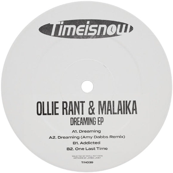 Ollie Rant & Malaika - Dreaming EP [label sleeve]
