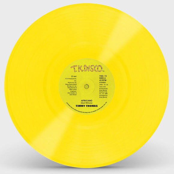 Timmy Thomas - Africano (Yellow Vinyl Repress)