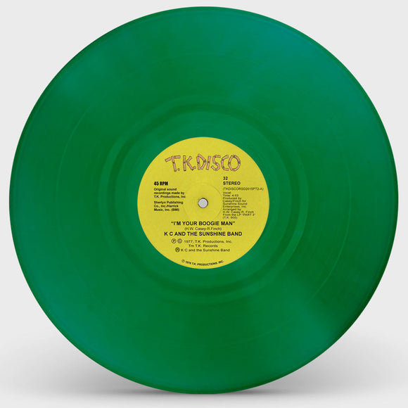 KC & THE SUNSHINE BAND - I'm Your Boogie Man (green vinyl 10