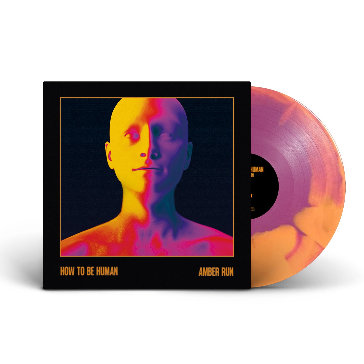 Amber Run - How To Be Human [Purple and Orange Swirl Coloured Vinyl]