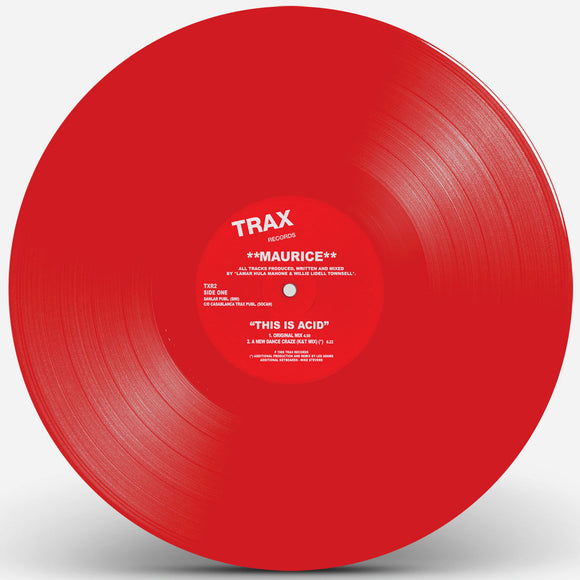 Maurice - This Is Acid (Red Vinyl Repress)