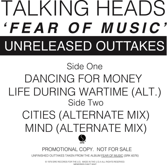 Talking Heads - Fear Of Music (Unreleased Outakes)