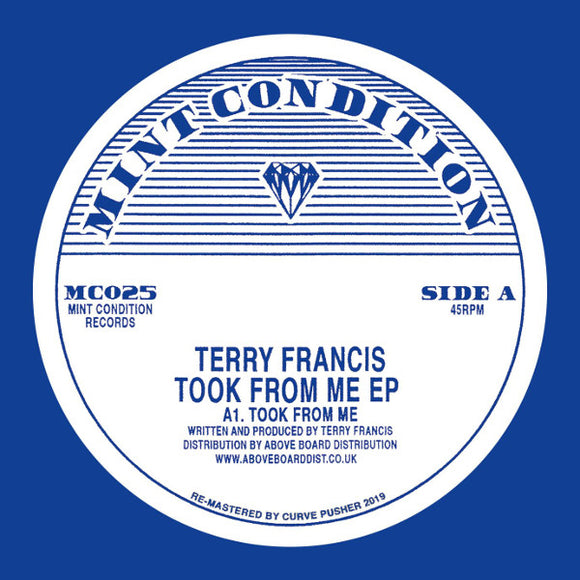 Terry Francis - Took From Me EP