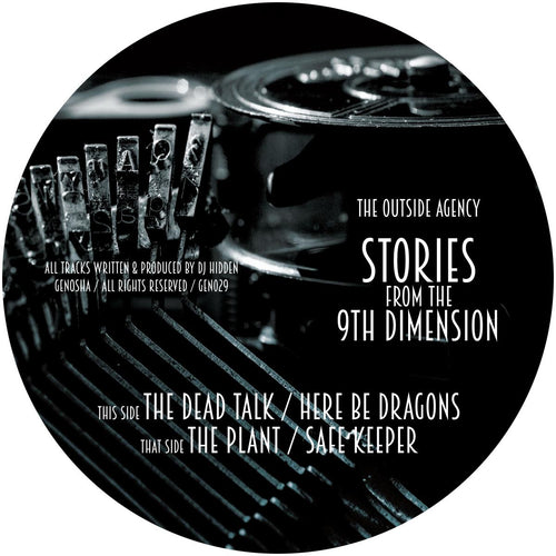 The Outside Agency - Stories From The 9th Dimension [dark clear red vinyl / label sleeve / dl code]