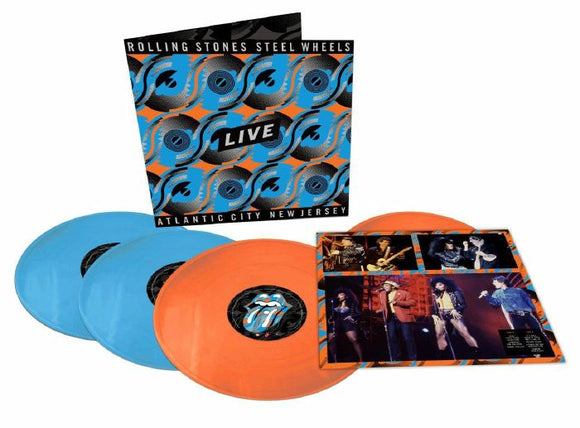 Rolling Stones - Steel Wheels Live Atlantic City New Jersey [4LP Blue/Orange]
