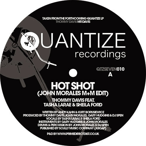 Thommy Davis Featuring Tasha LaRae / Sheila Ford - Hot Shot