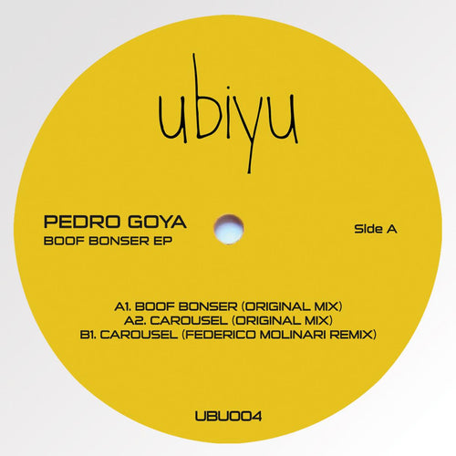Pedro Goya - Boof Bonser EP [full colour sleeve / vinyl only]