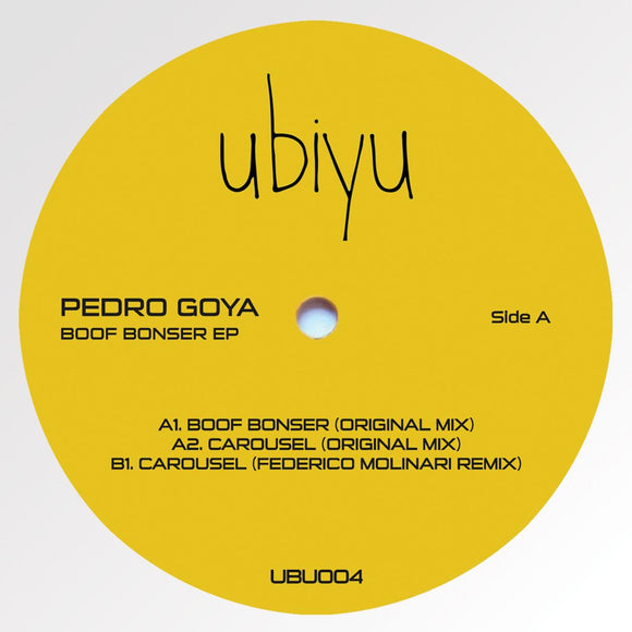 Pedro Goya - Boof Bonser EP [full colour sleeve / vinyl only]
