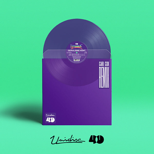 Geraldine Hunt x Carl Cox - Can't Fake The Feeling (Purple Vinyl Pressing)