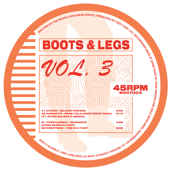 VARIOUS ARTISTS - BOOTS & LEGS VOL 3 EP
