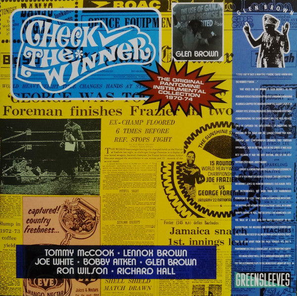 GLEN BROWN - CHECK THE WINNER [LP]