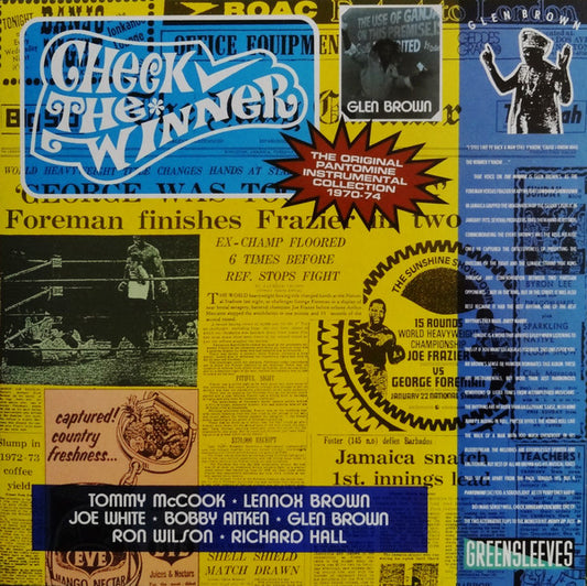 GLEN BROWN - CHECK THE WINNER [LP]