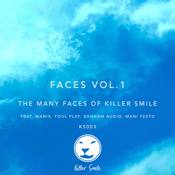 Various Artists - Faces Vol1: The Many Faces of Killer Smile [Blue & White Marbled Vinyl]