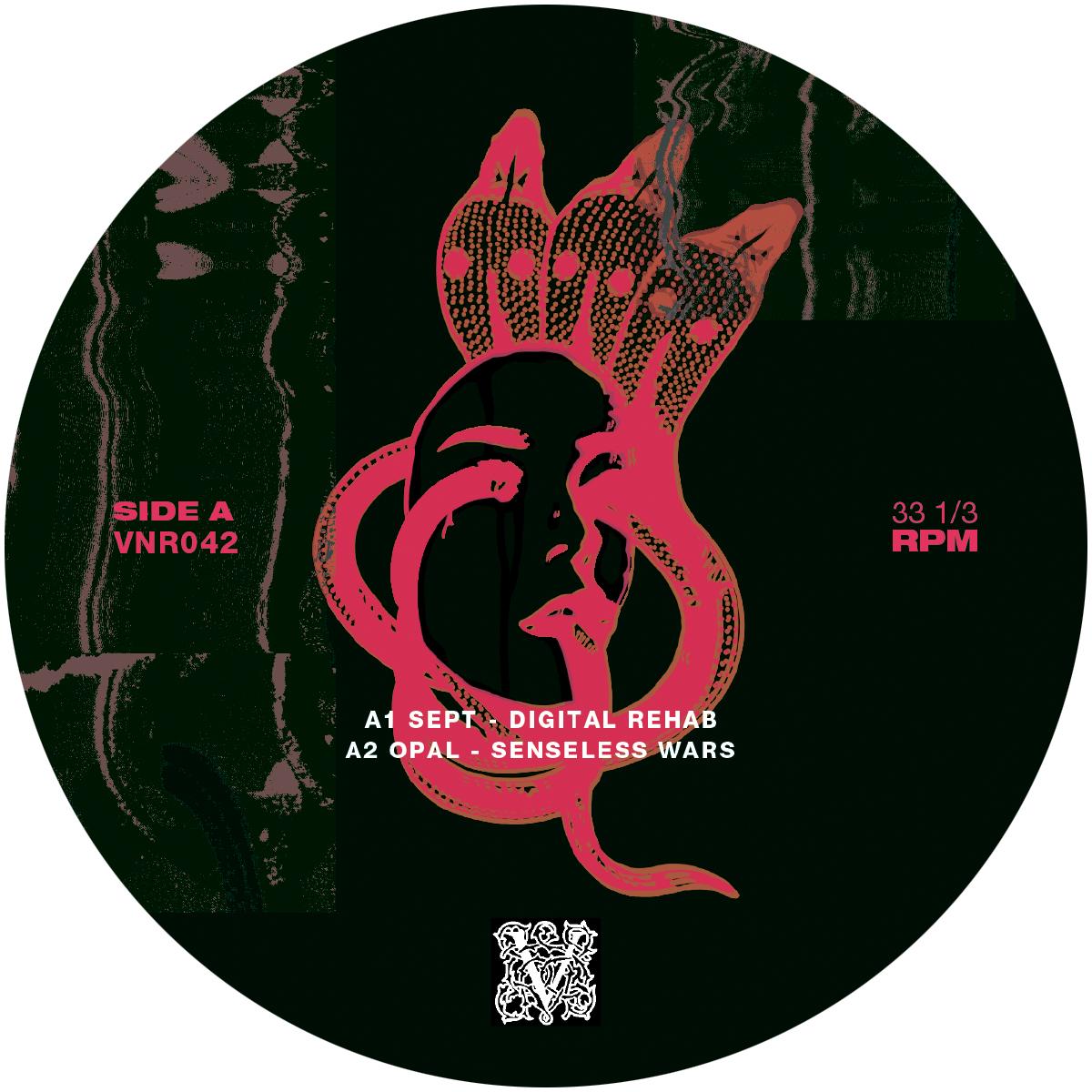 SEPT/OPAL/ALIGNMENT/LARS HUISMANN/MORBECK - Serpent Series Vol 3 (grey marbled vinyl 12")