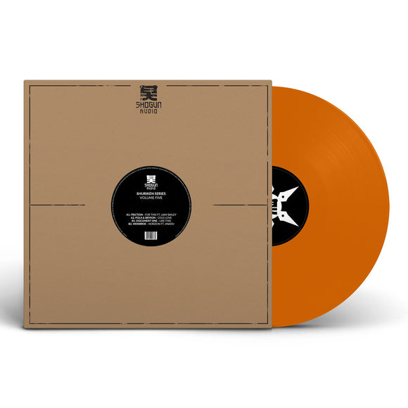 FRICTION/POLA & BRYSON/DOCUMENT ONE/MONRROE - Shuriken Vol 5 (orange vinyl 12