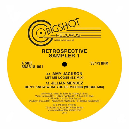 Various Artists (Amy Jackson / Jillian Mendez / In-Dex / Dionne) - Big Shot Records Retrospective Sampler 1