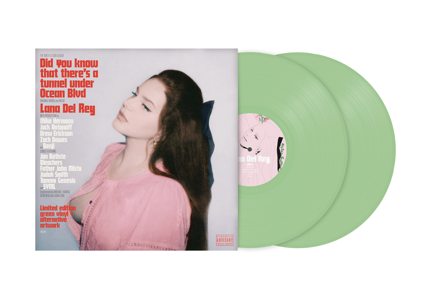 Lana Del Rey - Did you know that there's a tunnel under Ocean Blvd [Green Vinyl + alternative cover]