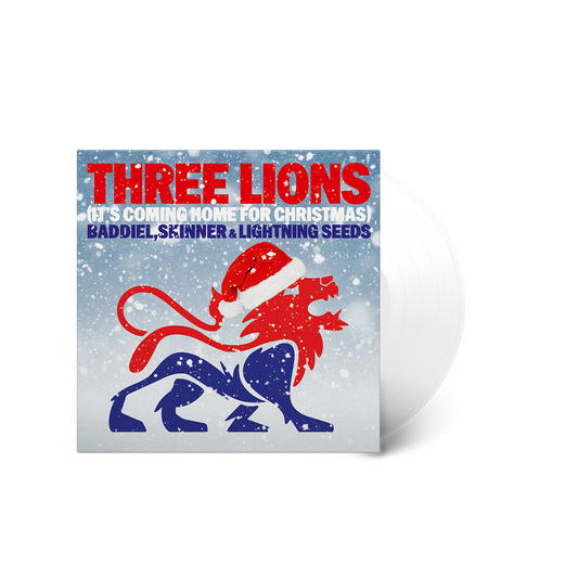 BADDIEL, SKINNER & LIGHTNING SEEDS - IT'S COMING HOME FOR CHRISTMAS [7" White Vinyl]