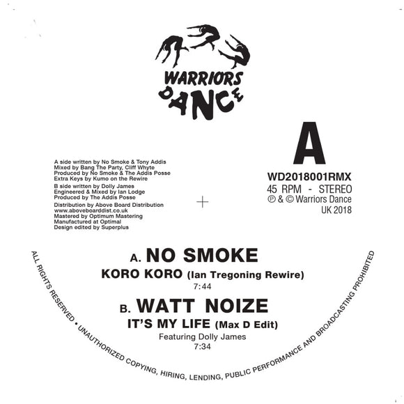NO SMOKE/WATT NOIZE - Koro Koro (Ian Tregoning rewire)