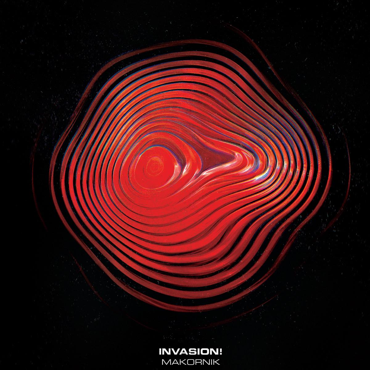 Makornik - Invasion! EP [full colour sleeve / dark red marbled vinyl]