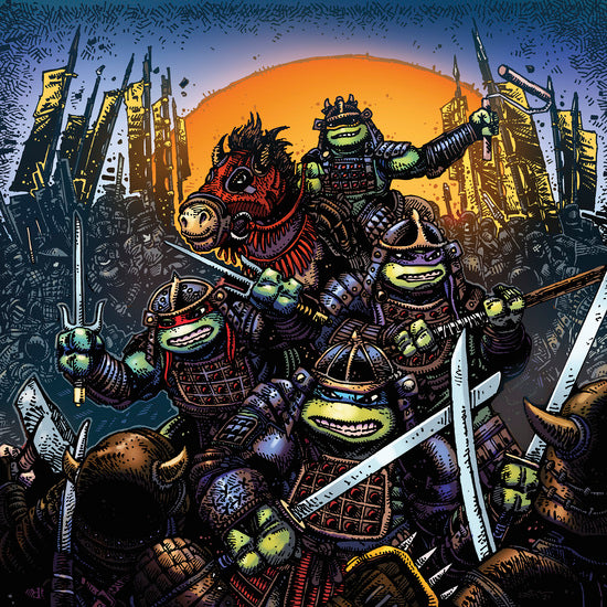 John Du Prez - Teenage Mutant Ninja Turtles Part III [Time Scepter Swirl Colored Vinyl]