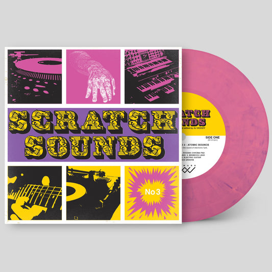 DJ Woody - Scratch Sounds No.3 (Atomic Bounce) [7" Pink Panther Colour Vinyl]