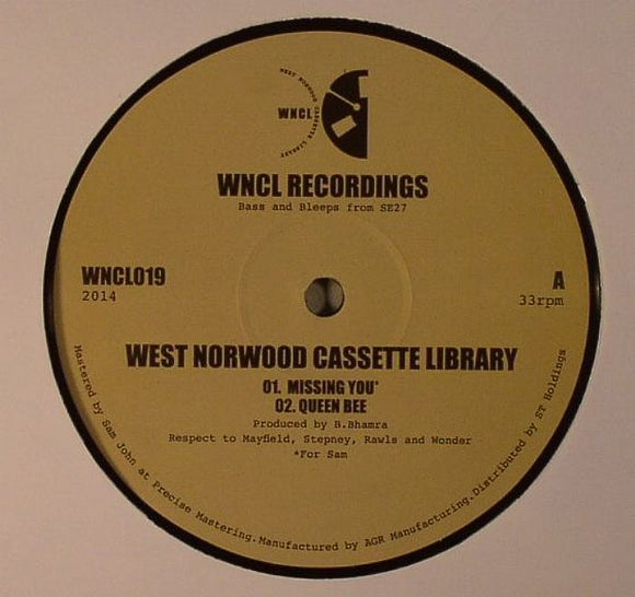 West Norwood Cassette Library - Missing You