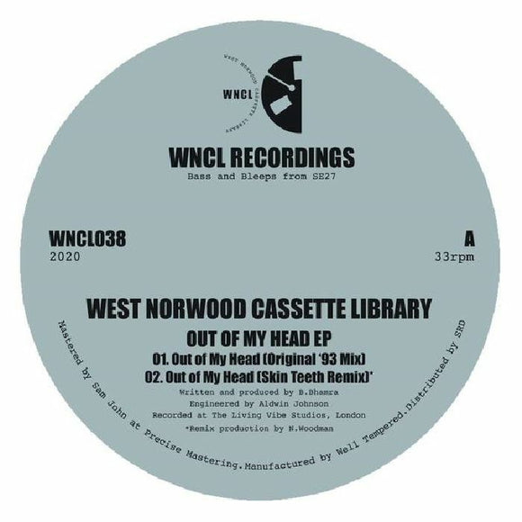 West Norwood Cassette Library - Out of My Head EP