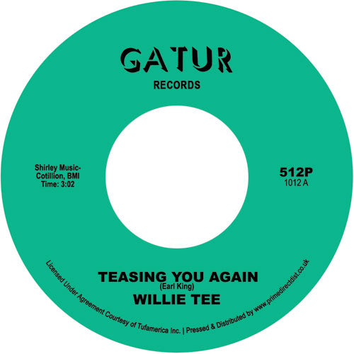 Willie Tee - Teasing You Again / Your Love, My Love Together