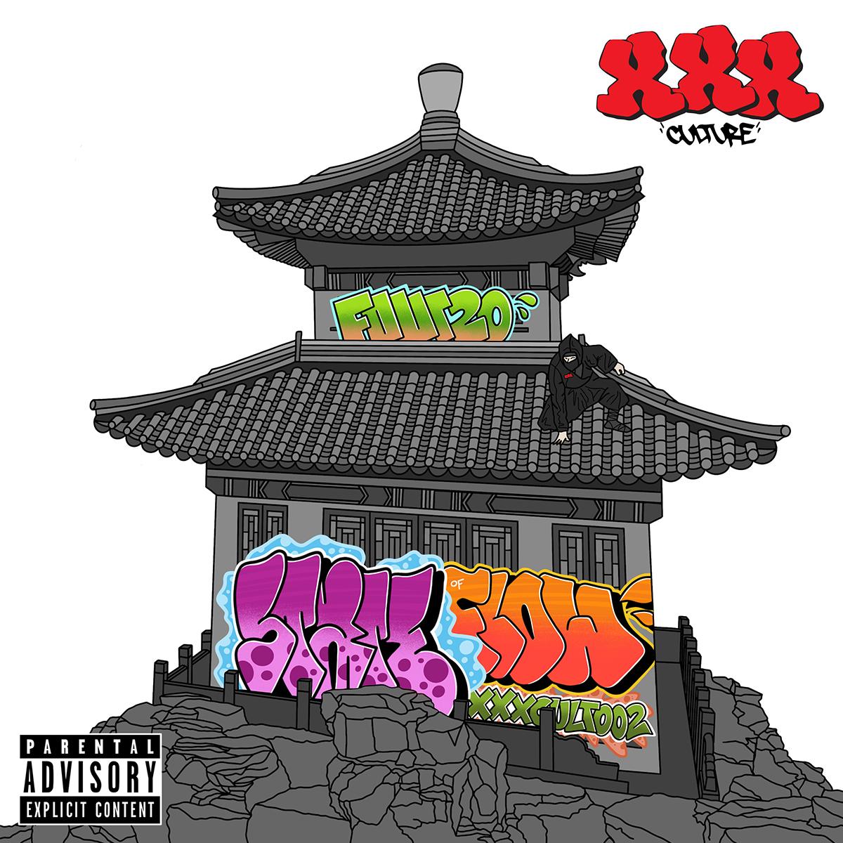 XXX Culture remix Cosmjn - When XXX Meets State Of Flow [full colour sleeve / hand-stamped / vinyl only]