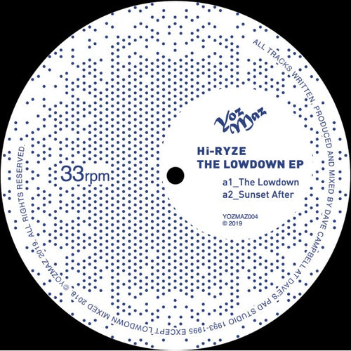 Hi-Ryze - The Lowdown EP