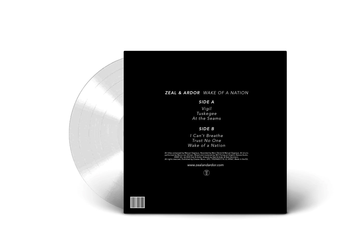 Zeal & Ardor Wake Of A Nation [Clear Vinyl]