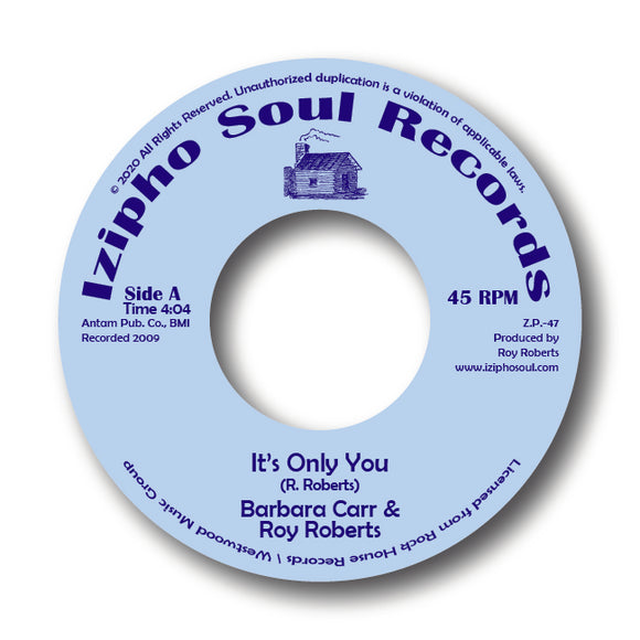 Barbara Carr & Roy Roberts - It's Only You