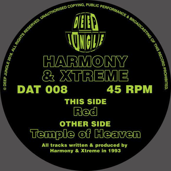 Harmony & Xtreme - Temple Of Heaven (ONE PER PERSON)