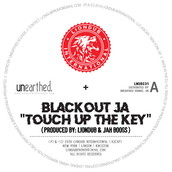 Blackout JA, Liondub, Jah Boogs - Touch Up The Key / Dread