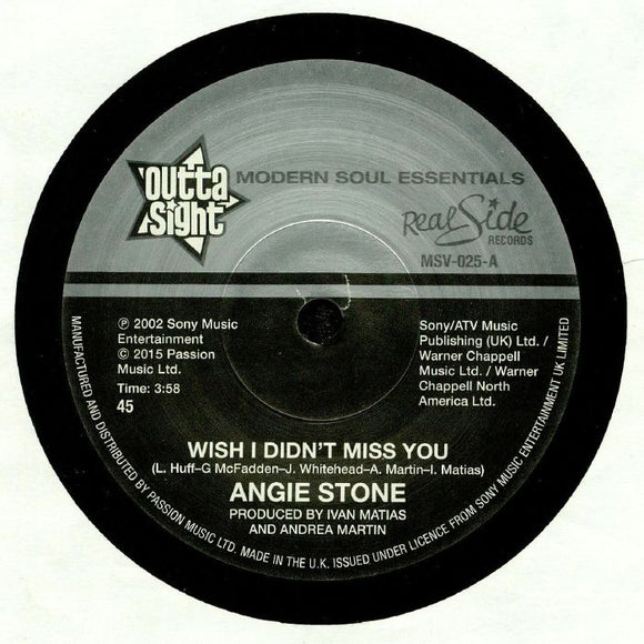 Angie STONE - Wish I Didn't Miss You [Repress]