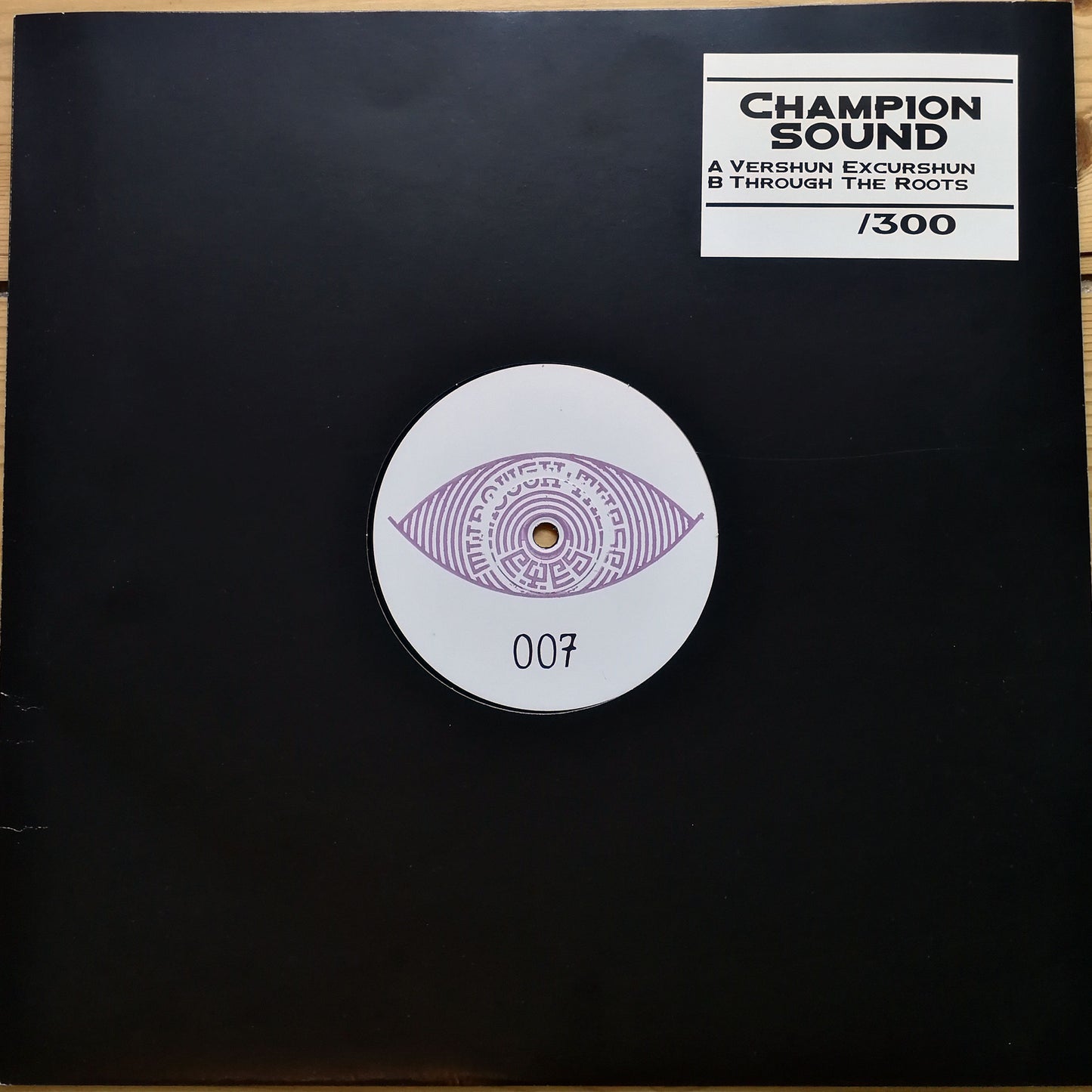 Champion Sound - Vershun Excurshun Through The Roots [handstamped whitelabel]